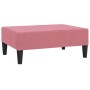 Reposapiés de terciopelo rosa 78x56x32 cm by vidaXL, Ottomans - Ref: Foro24-337691, Price: 56,39 €, Discount: %