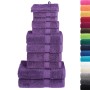 Juego de toallas premium SOLUND 12 unidades morado 600 gsm de , Toallas - Ref: Foro24-137579, Precio: 56,71 €, Descuento: -5%%
