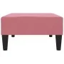 Reposapiés de terciopelo rosa 78x56x32 cm by vidaXL, Ottomans - Ref: Foro24-337691, Price: 55,74 €, Discount: %