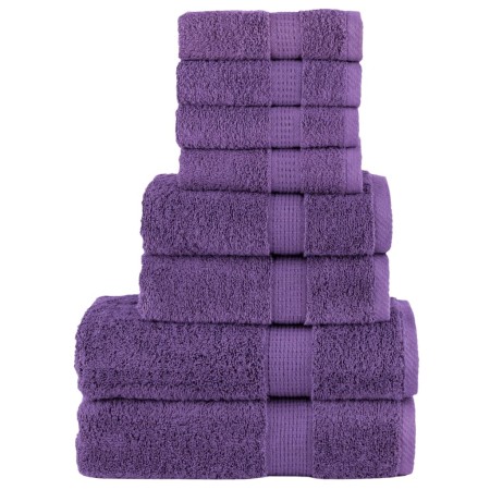 Juego de toallas premium SOLUND 8 unidades morado 600 gsm von , Handtücher - Ref: Foro24-137545, Preis: 47,15 €, Rabatt: %