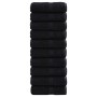 Toallas SOLUND 10 unidades negro 30x30 cm 600 gsm de , Toallas - Ref: Foro24-137421, Precio: 21,86 €, Descuento: %