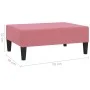 Reposapiés de terciopelo rosa 78x56x32 cm by vidaXL, Ottomans - Ref: Foro24-337691, Price: 55,74 €, Discount: %
