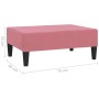 Reposapiés de terciopelo rosa 78x56x32 cm by vidaXL, Ottomans - Ref: Foro24-337691, Price: 56,39 €, Discount: %