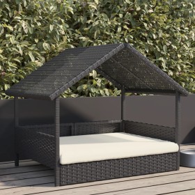 Caseta para perros con cojín ratán sintético von , Hundehütten - Ref: Foro24-366391, Preis: 87,37 €, Rabatt: %