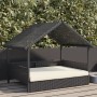 Caseta para perros con cojín ratán sintético by , Dog kennels - Ref: Foro24-366391, Price: 87,37 €, Discount: %