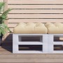 Cojín para sofá de palets de tela beige 60x61,5x10 cm | Foro24.es | Tu tienda online para hogar, jardín y más Foro24.es