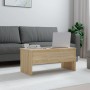 Mesa de centro madera contrachapada Sonoma 102x50,5x46,5 cm de vidaXL, Mesas de centro - Ref: Foro24-809722, Precio: 79,21 €,...