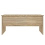 Mesa de centro madera contrachapada Sonoma 102x50,5x46,5 cm de vidaXL, Mesas de centro - Ref: Foro24-809722, Precio: 79,21 €,...