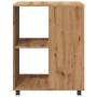 Mesa auxiliar con ruedas madera ingeniería artisian 55x60x78 cm von , Aktenschränke - Ref: Foro24-853163, Preis: 97,72 €, Rab...