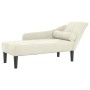 Sofá diván con cojines terciopelo crema von , Tagesbetten - Ref: Foro24-4007595, Preis: 167,61 €, Rabatt: %
