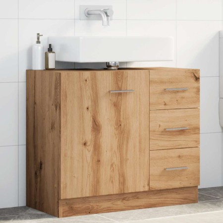 Armario de lavabo madera ingeniería roble artisian 63x30x54 cm von , Badezimmermöbel - Ref: Foro24-858324, Preis: 81,48 €, Ra...