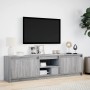 Mueble de TV con LED madera ingeniería gris Sonoma 180x34x50 cm by , TV Furniture - Ref: Foro24-3307917, Price: 161,15 €, Dis...