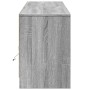 Mueble de TV con LED madera ingeniería gris Sonoma 180x34x50 cm by , TV Furniture - Ref: Foro24-3307917, Price: 161,15 €, Dis...