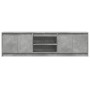 Mueble de TV LED madera ingeniería gris hormigón 180x34x50 cm de , Muebles TV - Ref: Foro24-3307915, Precio: 155,68 €, Descue...