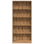 Estantería de madera de ingeniería roble artesanal 80x24x176 cm von , Bücherregale und Regale - Ref: Foro24-857861, Preis: 91...