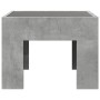 Mesa de centro con Infinity LED gris hormigón 40x40x30 cm de , Mesas de centro - Ref: Foro24-847598, Precio: 58,18 €, Descuen...