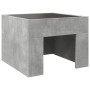 Mesa de centro con Infinity LED gris hormigón 40x40x30 cm de , Mesas de centro - Ref: Foro24-847598, Precio: 58,18 €, Descuen...