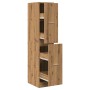 Armario botiquín madera ingeniería roble artisian 30x41x144,5cm | Foro24.es | Tu tienda online para hogar, jardín y más Foro24.es