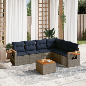 Comprar Set de sofás de jardín 7 pzas con cojines