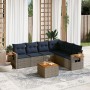 Set de sofás de jardín 7 pzas con cojines ratán sintético gris | Foro24.es | Tu tienda online para hogar, jardín y más Foro24.es