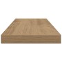Estantes pared 4 ud madera ingeniería roble artisan 60x20x1,5cm