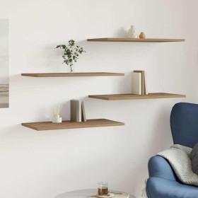 Estantes pared 4 ud madera ingeniería roble artisan 60x30x1,5cm by , Shelves - Ref: Foro24-856300, Price: 36,12 €, Discount: %
