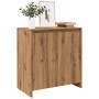Aparador de madera de ingeniería roble artisan 70x41x75 cm by , Sideboards - Ref: Foro24-856777, Price: 88,66 €, Discount: %