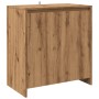 Aparador de madera de ingeniería roble artisan 70x41x75 cm by , Sideboards - Ref: Foro24-856777, Price: 88,66 €, Discount: %