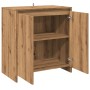 Aparador de madera de ingeniería roble artisan 70x41x75 cm by , Sideboards - Ref: Foro24-856777, Price: 88,66 €, Discount: %