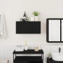 Mueble de pared de baño madera ingeniería negro 60x25x30 cm von , Badezimmerwaschtische - Ref: Foro24-860059, Preis: 48,90 €,...