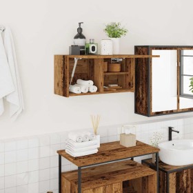 Mueble de pared baño madera ingeniería envejecida 60x25x30 cm de , Tocadores de baño - Ref: Foro24-860065, Precio: 42,35 €, D...