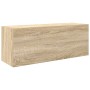 Mueble de pared baño madera ingeniería roble Sonoma 80x25x30 cm von , Badezimmerwaschtische - Ref: Foro24-860078, Preis: 56,8...