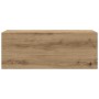 Mueble de pared baño madera ingeniería roble artisan 80x25x30cm von , Badezimmerwaschtische - Ref: Foro24-860084, Preis: 60,8...