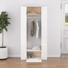 Hall furniture 2 units white plywood by vidaXL, Lockers and storage cabinets - Ref: Foro24-3082035, Price: 144,22 €, Discount: %