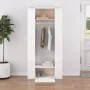 Muebles de recibidor 2 unidades madera contrachapada blanco de vidaXL, Taquillas y armarios de almacenamiento - Ref: Foro24-3...