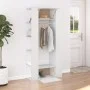 Muebles de recibidor 2 unidades madera contrachapada blanco de vidaXL, Taquillas y armarios de almacenamiento - Ref: Foro24-3...