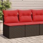 Set sofás jardín y cojines 2 pzas ratán sintético acacia marrón | Foro24.es | Tu tienda online para hogar, jardín y más Foro24.es