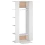 Muebles de recibidor 2 unidades madera contrachapada blanco de vidaXL, Taquillas y armarios de almacenamiento - Ref: Foro24-3...