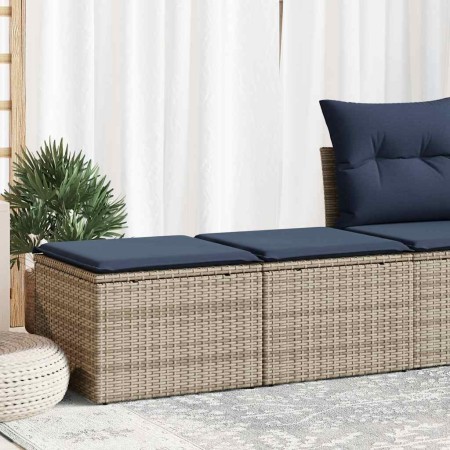 Set sofás jardín y cojines 2 pzas ratán sintético acacia gris von , Gartensets - Ref: Foro24-3328684, Preis: 118,99 €, Rabatt...