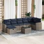 Set de sofás de jardín y cojines 8 piezas ratán sintético gris by , Garden sets - Ref: Foro24-3325417, Price: 568,82 €, Disco...