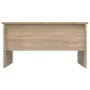 Engineered wood Sonoma oak coffee table 80x50x42.5 cm by vidaXL, Coffee table - Ref: Foro24-809731, Price: 73,93 €, Discount: %