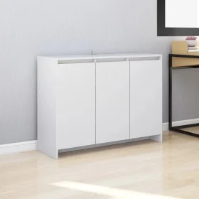 Weißes Sperrholz-Sideboard 102x33x75 cm von vidaXL, Sideboards - Ref: Foro24-809773, Preis: 118,58 €, Rabatt: %