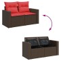 Set sofás de jardín 8 piezas y cojines ratán sintético marrón | Foro24.es | Tu tienda online para hogar, jardín y más Foro24.es