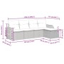 Juego de sofás jardín con cojines 5 pzas ratán sintético gris | Foro24.es | Tu tienda online para hogar, jardín y más Foro24.es