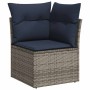 Set de sofás de jardín y cojines 8 piezas ratán sintético gris | Foro24.es | Tu tienda online para hogar, jardín y más Foro24.es