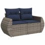 Set de sofás de jardín y cojines 8 piezas ratán sintético gris | Foro24.es | Tu tienda online para hogar, jardín y más Foro24.es