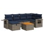 Set de sofás de jardín 7 pzas con cojines ratán sintético gris von , Gartensets - Ref: Foro24-3325820, Preis: 497,72 €, Rabat...