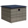 Juego de sofás jardín con cojines 5 pzas ratán sintético gris | Foro24.es | Tu tienda online para hogar, jardín y más Foro24.es
