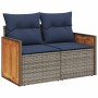 Set de sofás de jardín 7 pzas con cojines ratán sintético gris | Foro24.es | Tu tienda online para hogar, jardín y más Foro24.es