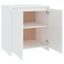 Weißes Sperrholz-Sideboard 70x41x75 cm von vidaXL, Sideboards - Ref: Foro24-809737, Preis: 89,06 €, Rabatt: %